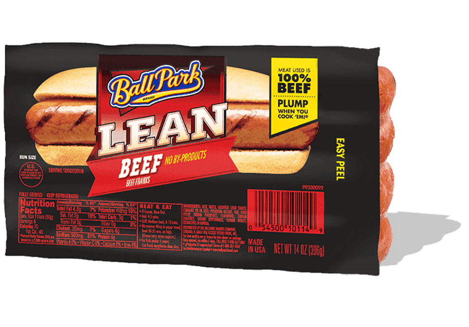 Ball Park Lean Beef Hot Dogs