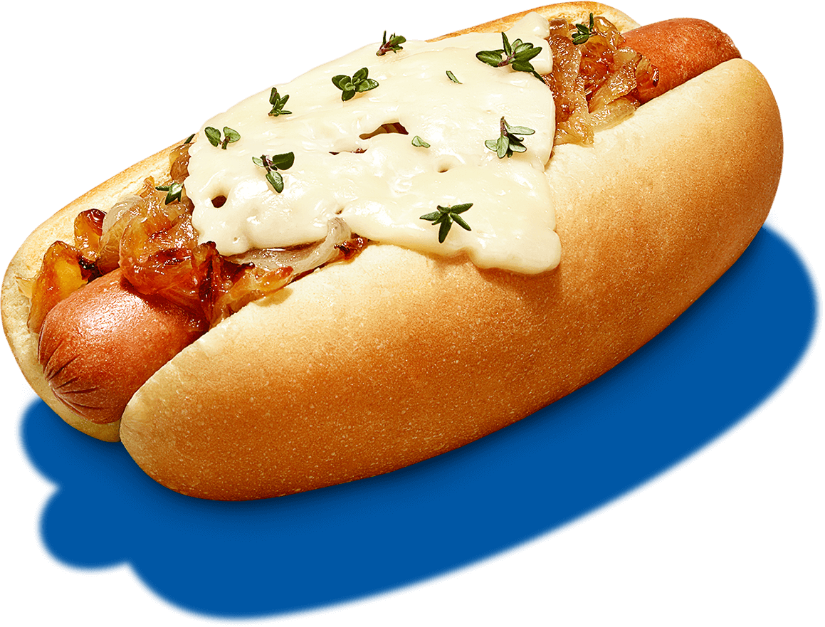 Caramelized Onion Hot Dog