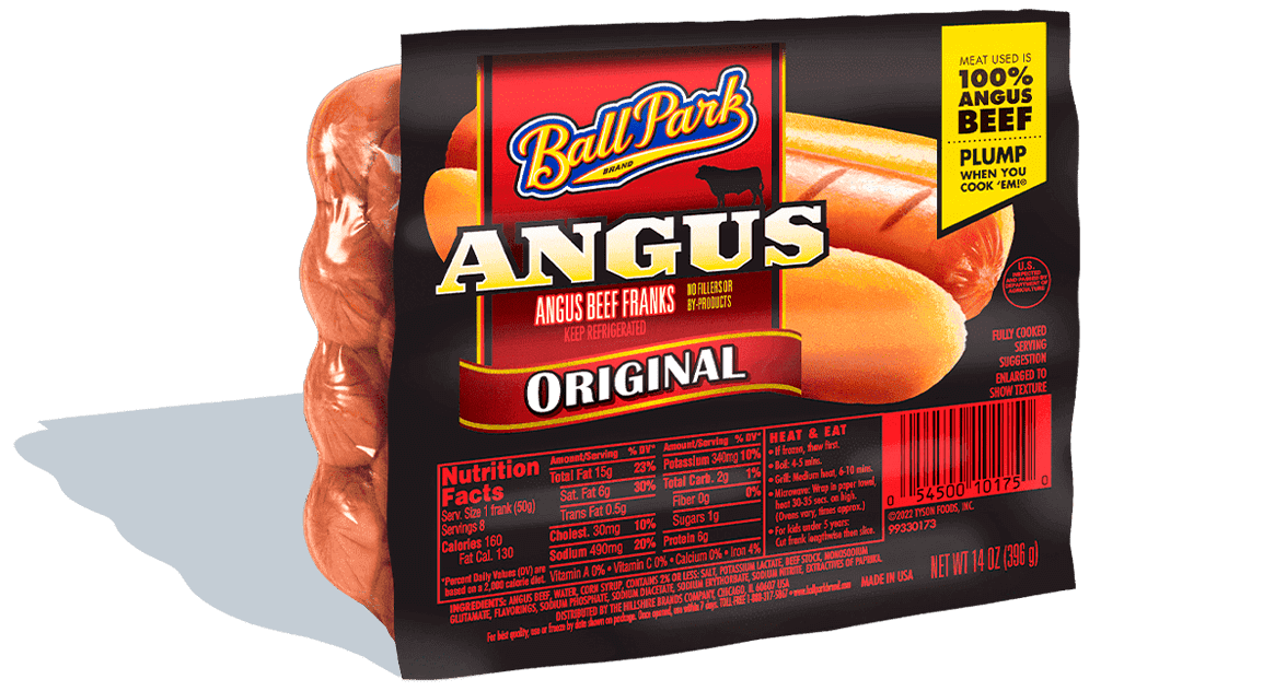 Ball Park Angus Beef Hot Dogs