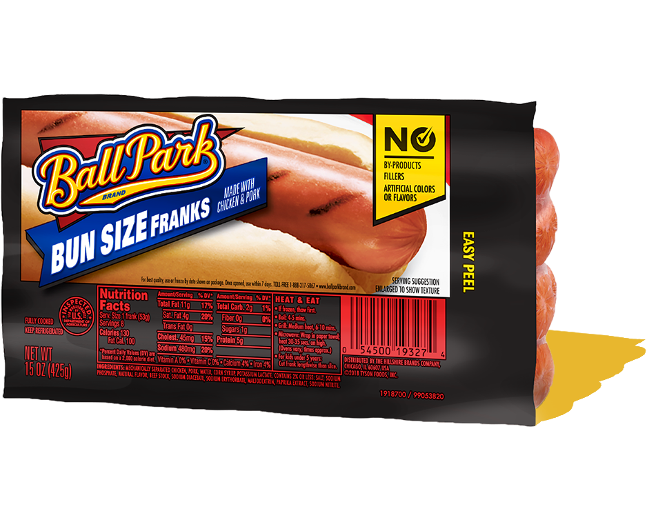 Bun Size Classic Hot Dogs Ball Park