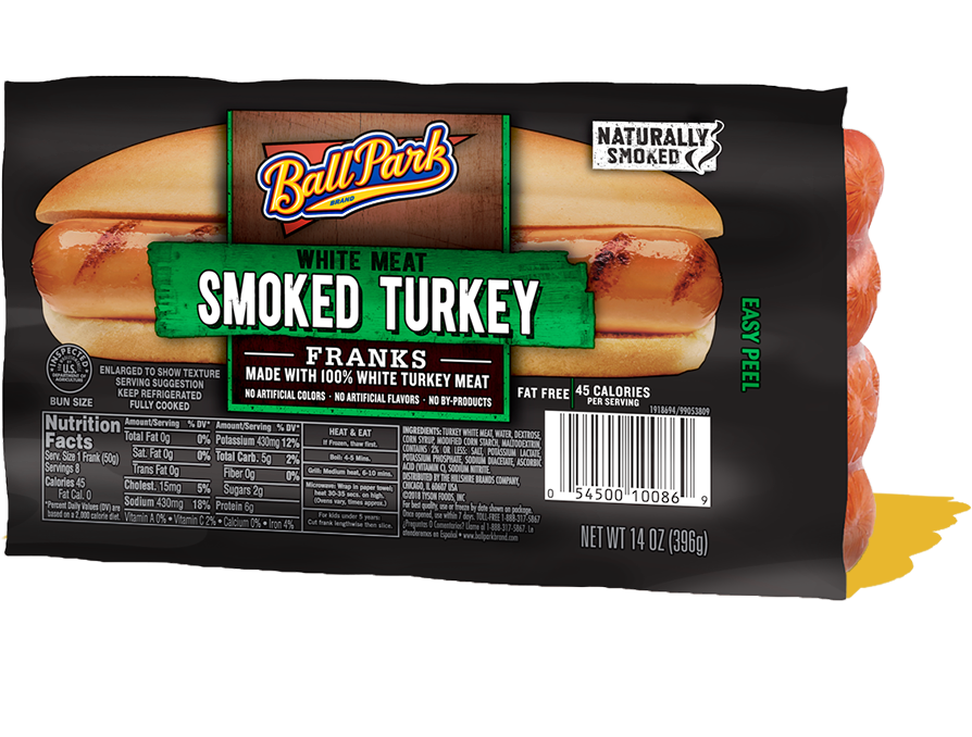 Smoked White Meat Turkey Hot Dogs