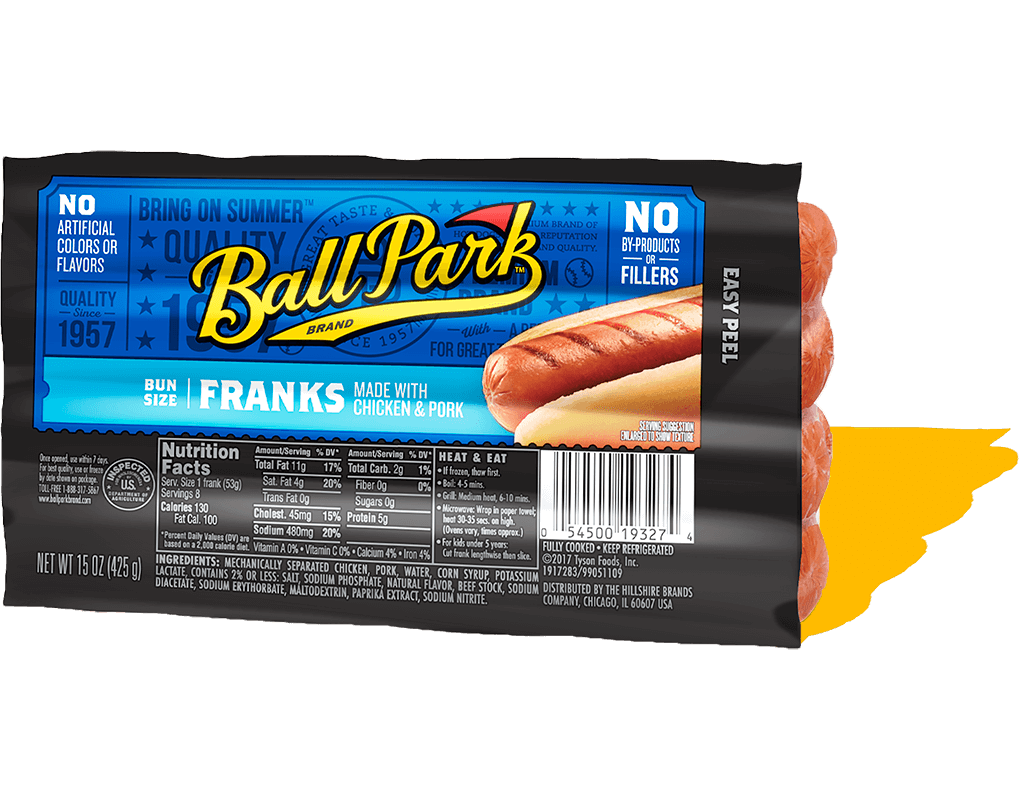 Ball Park Bun Size Classic Hot Dogs