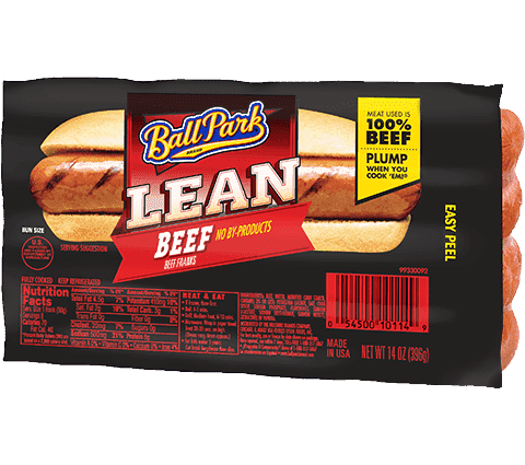 Ball Park Lean Beef Hot Dogs